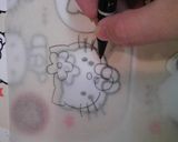 ☆お絵かきキャラホットケーキ☆作り方1写真