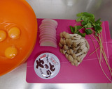 レンジで簡単☆やきとり茶碗蒸し☆作り方1写真