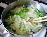 キャベツのニンニクごま味噌あえ作り方1写真