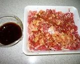 豚こま切れ肉の生姜マーマレード焼き作り方1写真