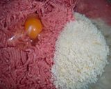 ふわふわ大きな肉団子♪作り方2写真