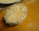 アケビの皮で 肉詰めフライ作り方6写真