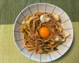 サバ味噌の煮汁を再利用！絶品濃厚焼きうどん作り方5写真