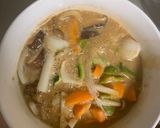 お一人様簡単洋風梅ガパオ味豆腐野菜炒め作り方17写真