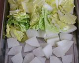 白菜と大根のとろとろ中華煮作り方1写真