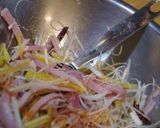 さつま芋の葱ラー油和え作り方6写真