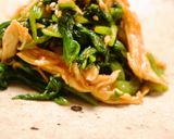 蒸し鶏と青菜のコチュジャン和え作り方5写真