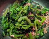 簡単★ほうれん草と挽肉のめんつゆうどん作り方2写真