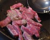 牛肉とさつま芋の炒めもの作り方4写真