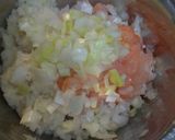 簡単☆れんこんとエビのヘルシーハンバーグ作り方1写真