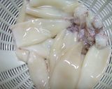 イカとレンコンの醤油マヨネーズ炒め作り方1写真