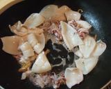 イカとレンコンの醤油マヨネーズ炒め作り方3写真