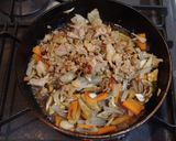 甘辛☆豚肉と野菜の混ぜご飯作り方6写真
