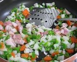 ✿黒豆入り、カレーチャーハン作り方2写真