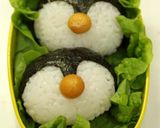 お弁当に♪簡単ペンギンおにぎり♪作り方5写真