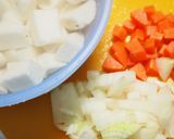 *和風ミネストローネ(挽肉・長芋入)*作り方1写真