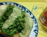 セロリの葉×チーズトースト作り方14写真