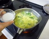 簡単　ブロッコリーと卵のふわとろスープ作り方5写真