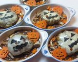 ♪ハンバーグでハロウィン♪作り方2写真