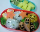 ハロウィン弁当＊おばけかぼちゃ作り方5写真