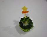 お弁当おかず☆ちっちゃなクリスマスツリー作り方3写真