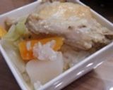 【鍋】参鶏湯(サムゲタン)風の鶏塩鍋作り方6写真