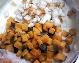 かぼちゃと黒豆のコロコログラタン作り方4写真