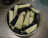揚げなすの食べるラー油だれがけ作り方1写真