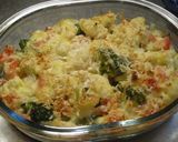 簡単トマトがウマ☆野菜パン粉焼グラタン風作り方6写真