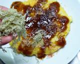 簡単☆卵とご飯のお好み焼き作り方4写真