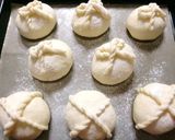 チーズレモンカスタードのプレゼントパン作り方20写真