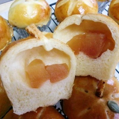 可愛いりんごパン by PanDomo 【クックパッド】 簡単おいしいみんなの