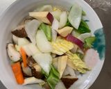 お一人様梅チャップ味根菜たっぷり野菜炒め作り方14写真