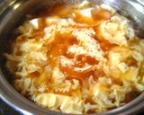 ほうれん草と卵と豆腐の☆とろみ汁☆作り方4写真