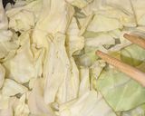 超簡単 キャベツと玉ねぎの満腹ふわ玉焼き作り方4写真
