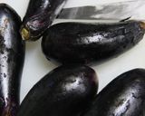 なす味噌水菜入り作り方1写真