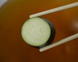 なす味噌水菜入り作り方3写真