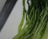 なす味噌水菜入り作り方7写真