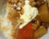 カレーにマヨ＆納豆作り方2写真
