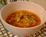 野菜と豆のミートスープ☆ミートソースで作り方8写真
