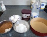 板チョコ２枚のチョコレートケーキ作り方1写真