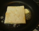 あまじょっぱ！黒豆のっけチーズトースト作り方2写真