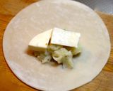 餃子の皮でもちもち生パスタ風、ラビオリ。作り方2写真