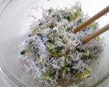 混ぜるだけ♪しらす＆大根の葉塩漬作り方4写真