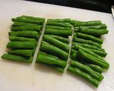 生ハムとインゲンの煮物作り方1写真