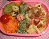 お弁当のご飯で!　たこ焼き風♥作り方5写真