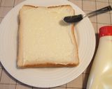 *簡単！時間がない時のオニマヨトースト*作り方2写真