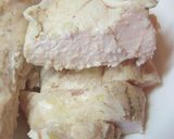 炊飯器の"保温"で塩鶏作り方7写真