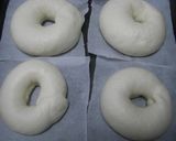 米粉パワー全開のもちもちベーグルパン✿作り方10写真