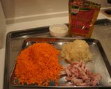 栄養満点♪にんじんと押し麦のスープ作り方1写真